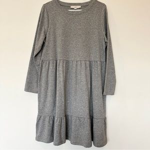 LOFT Tiered Sweater Knit Mini Dress